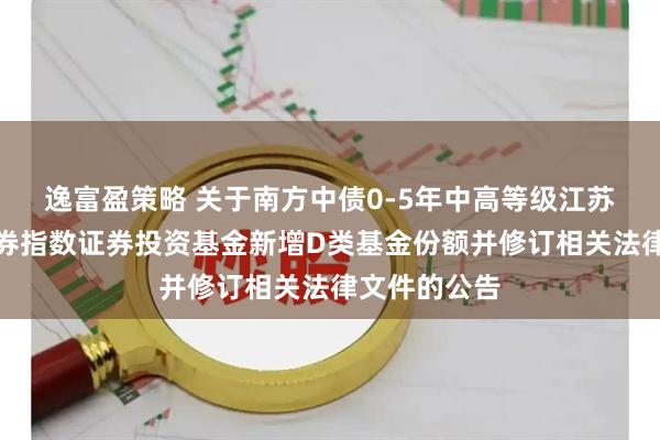 逸富盈策略 关于南方中债0-5年中高等级江苏省城投类债券指数证券投资基金新增D类基金份额并修订相关法律文件的公告